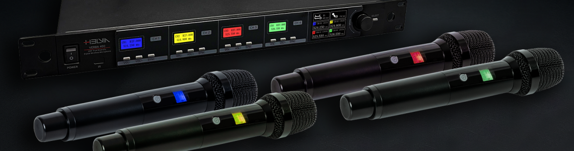 Verba series: The New Frontier in Professional Wireless Microphones