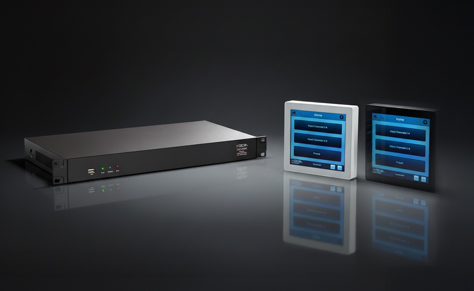 Helvia SoniX M8800 and MWP: Digital Audio Matrix and Touch Interfaces for Powerful, Intuitive Multi-Zone Systems