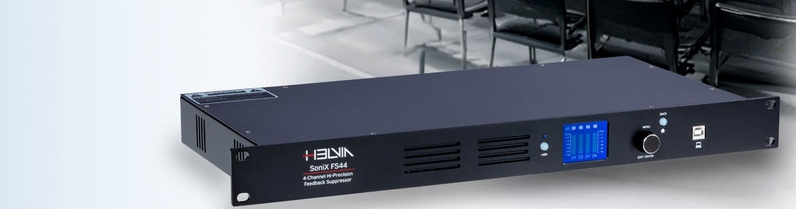 Helvia SoniX FS44: intelligent feedback control for professional audio installations