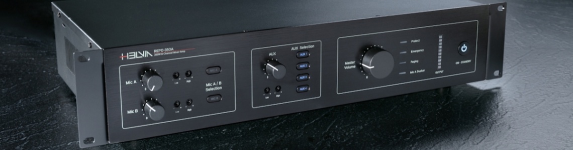 Helvia REPO Powered Mixers: Solid, Reliable and Feature-Rich