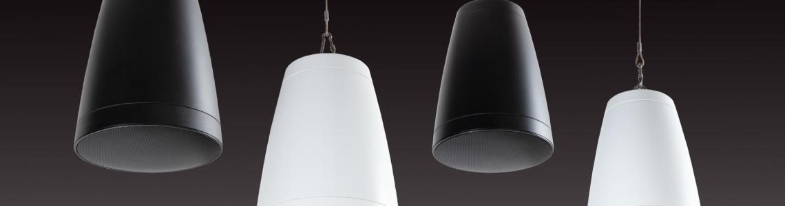 Helvia GLOBE-X: suspended elegance and sound quality for ceiling-mounted applications